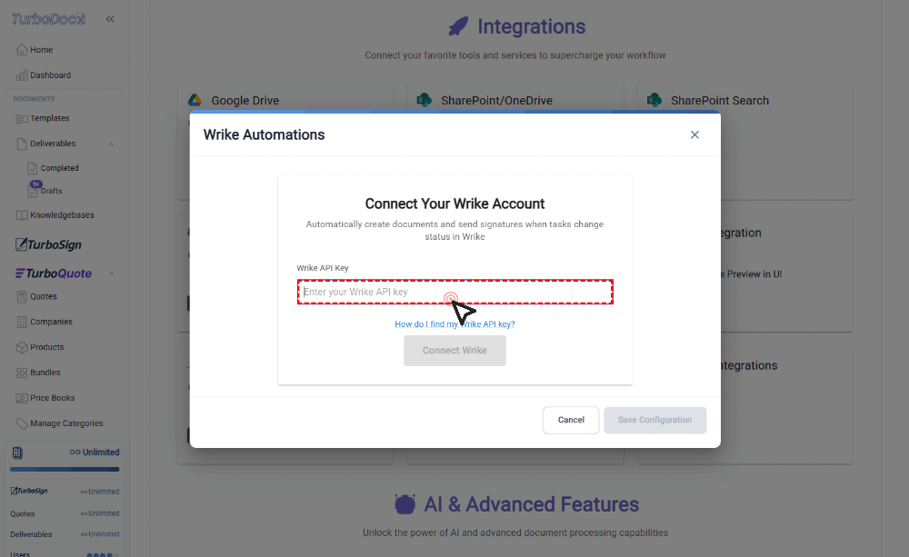 Connect Wrike Account