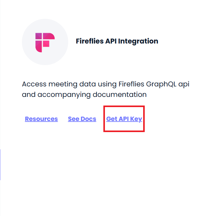Get API Key