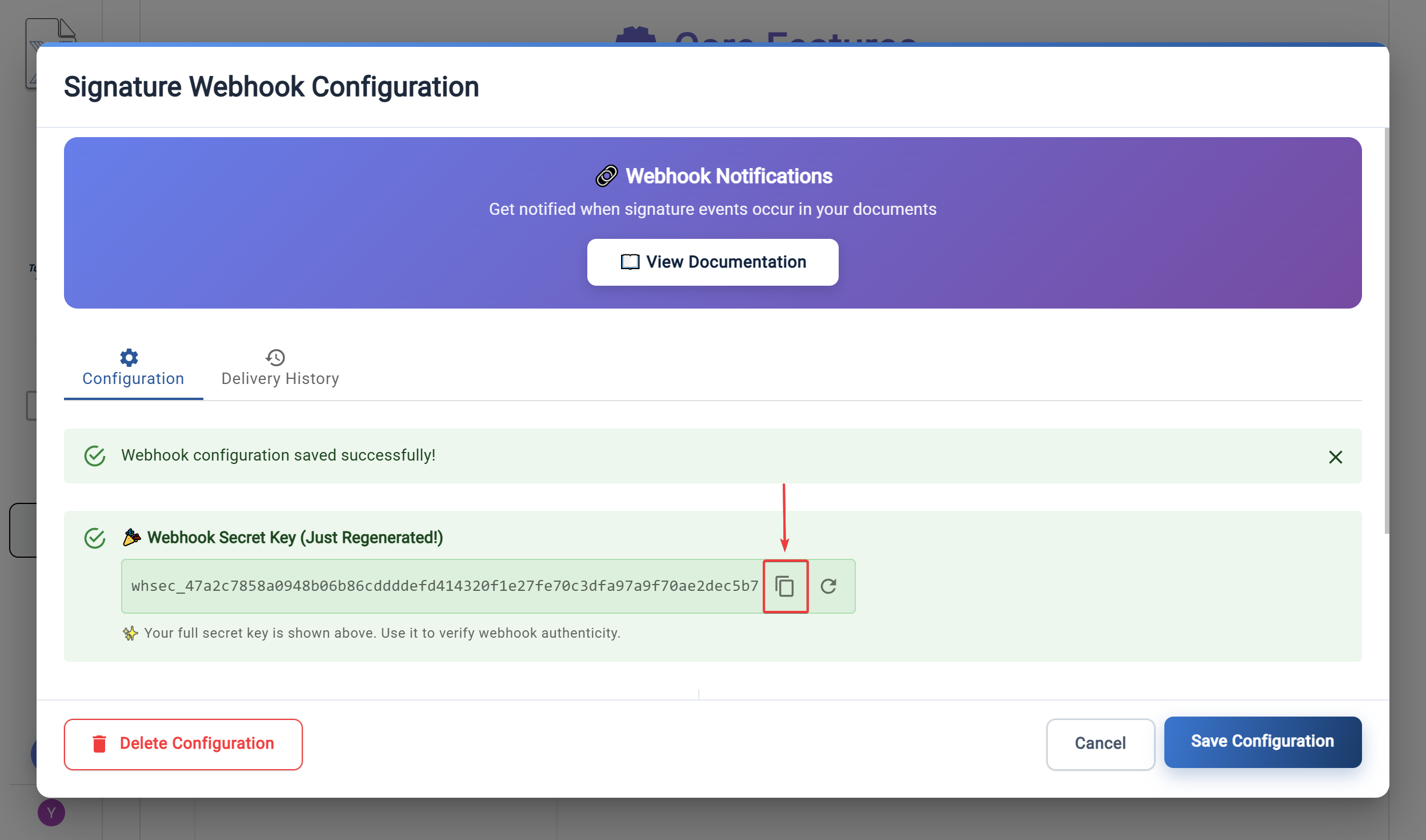 Get It Signed button on TurboDocx homepage