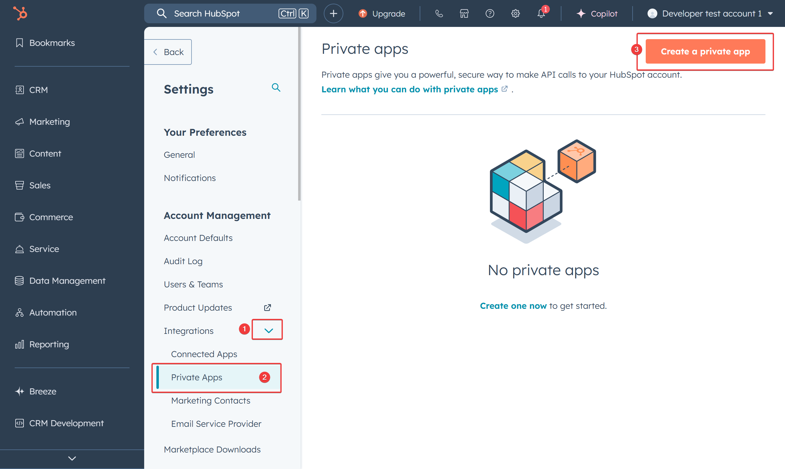 Navigate to Integrations