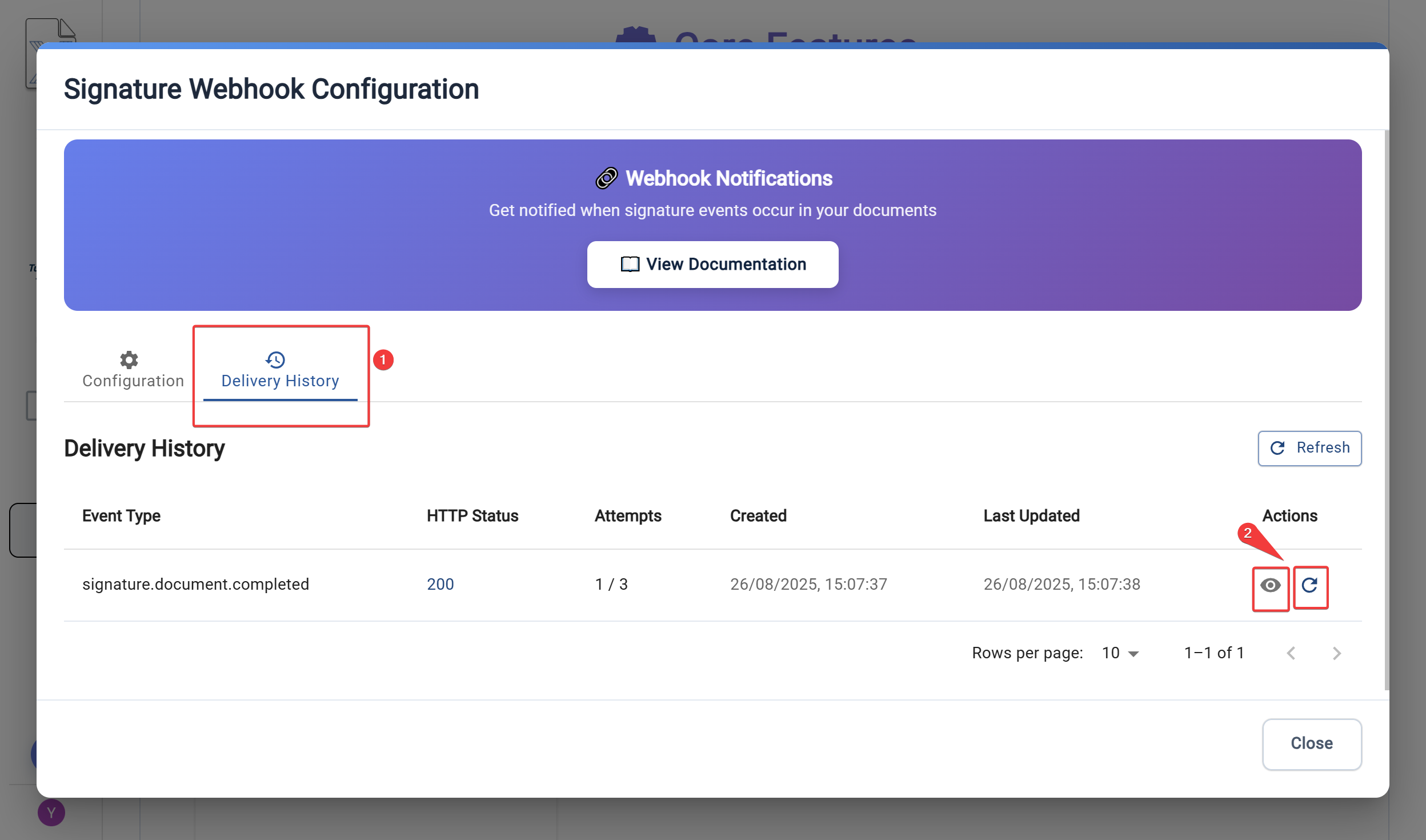Get It Signed button on TurboDocx homepage