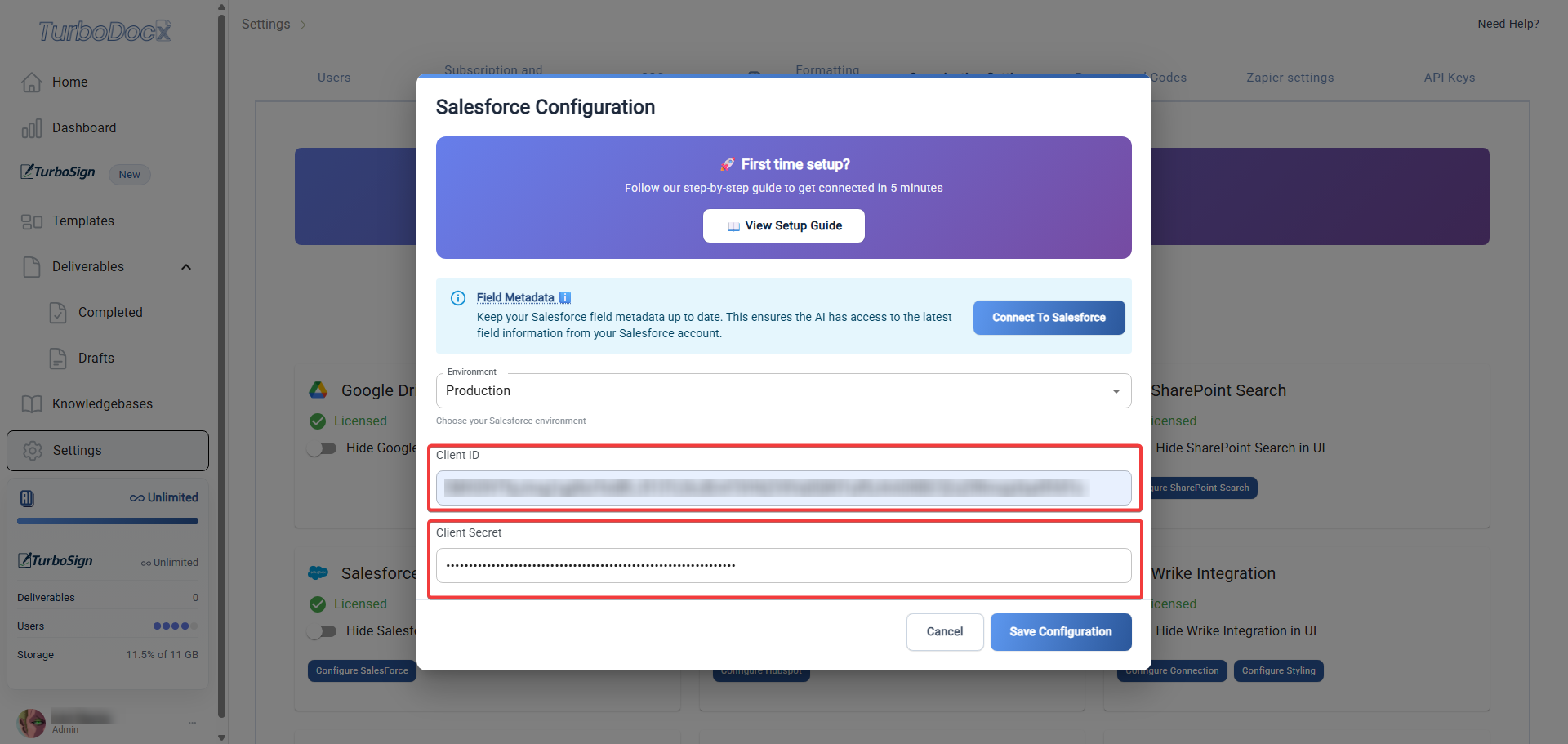 Key Entry Form