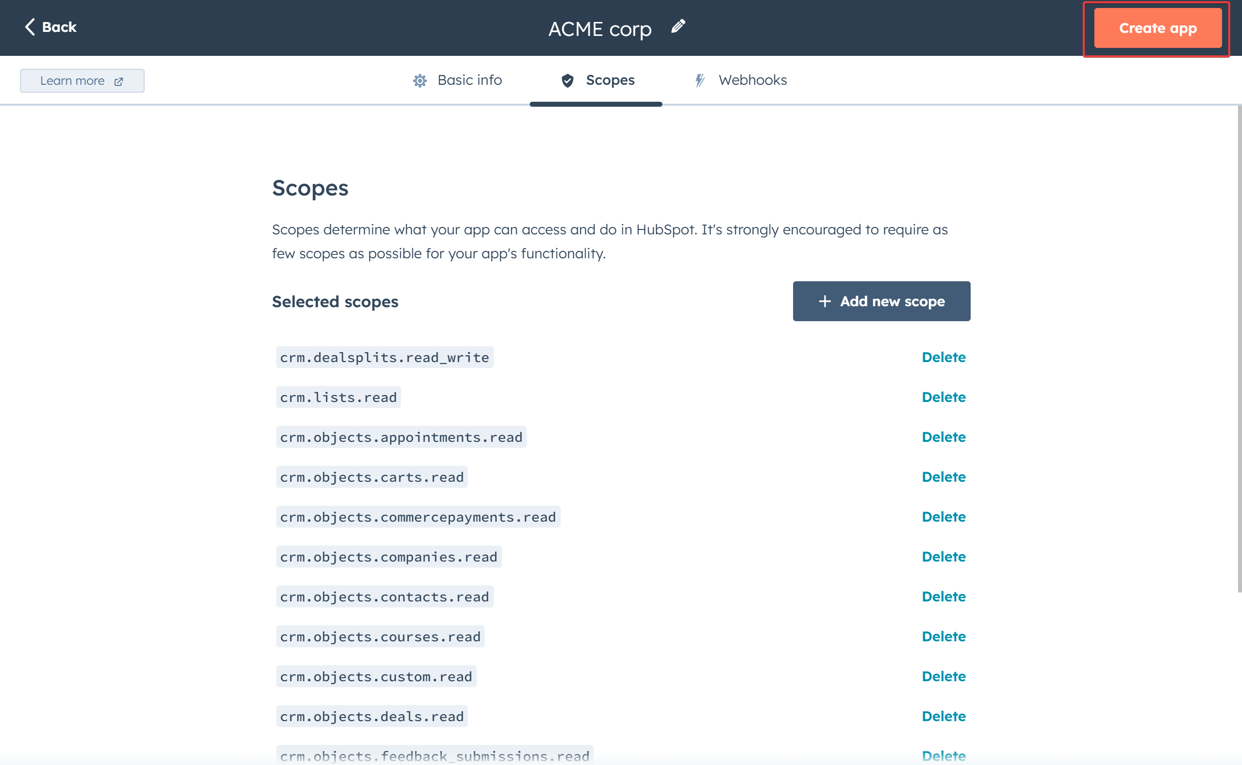Create App Final